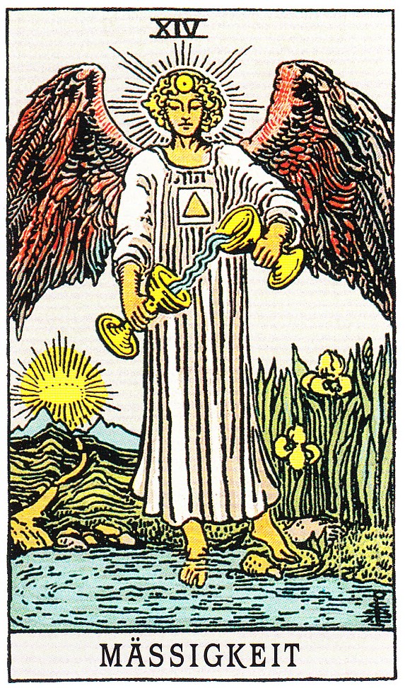 Tarot Tageskarte Die Mässigkeit