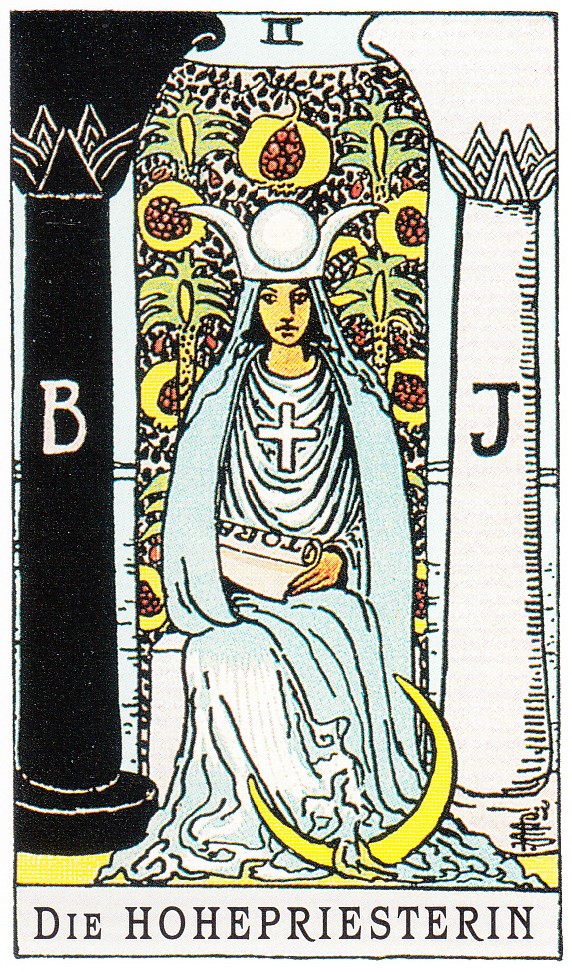 Tarot Tageskarte Die Hohepriesterin